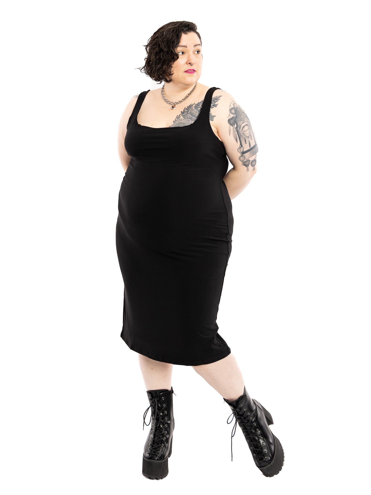Sarah Black Bodycon Dress - Die With Your Boots On