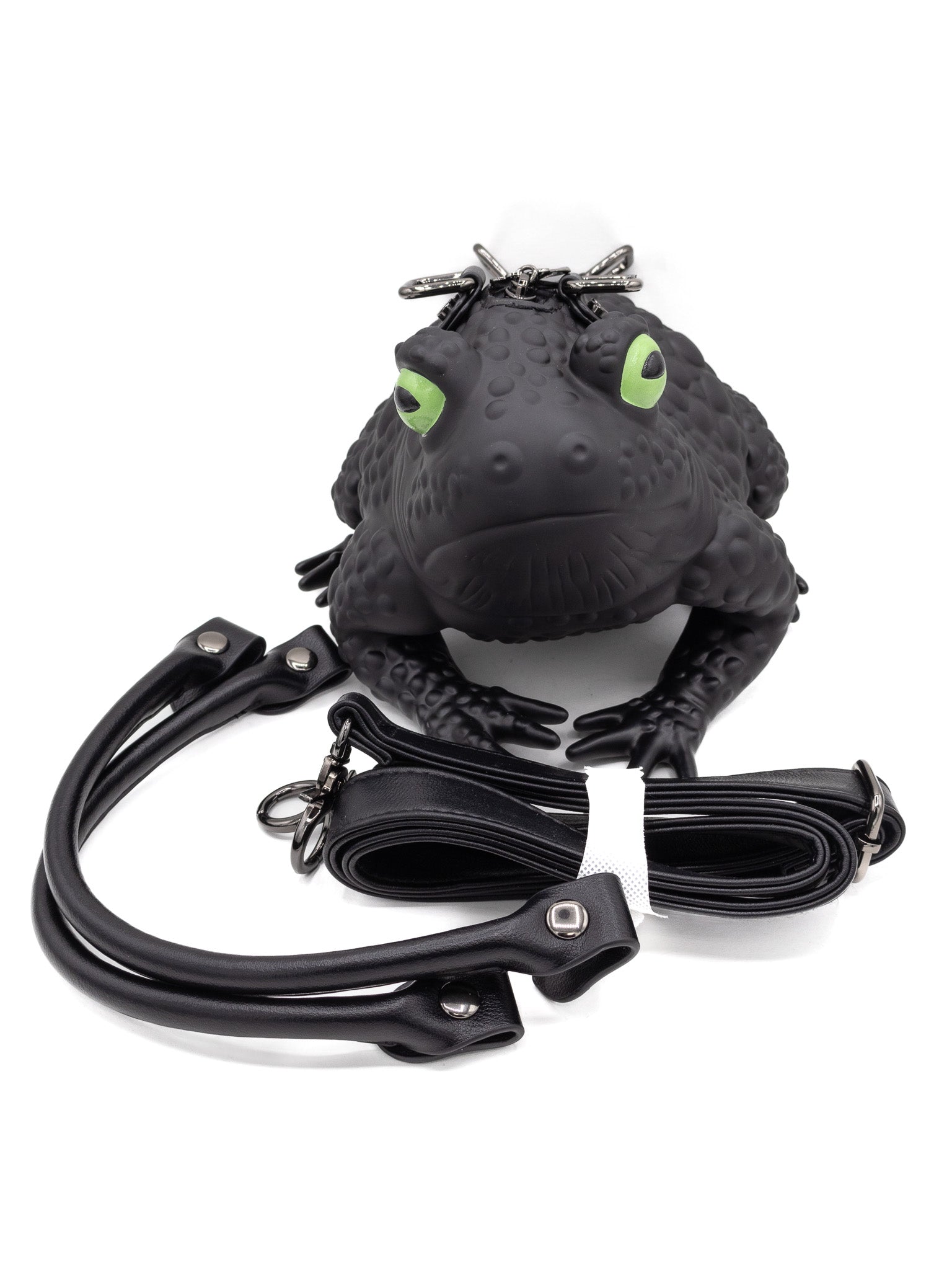 Black Toad Bag- Green Eyes WINDY WILLOW - Die With Your Boots On