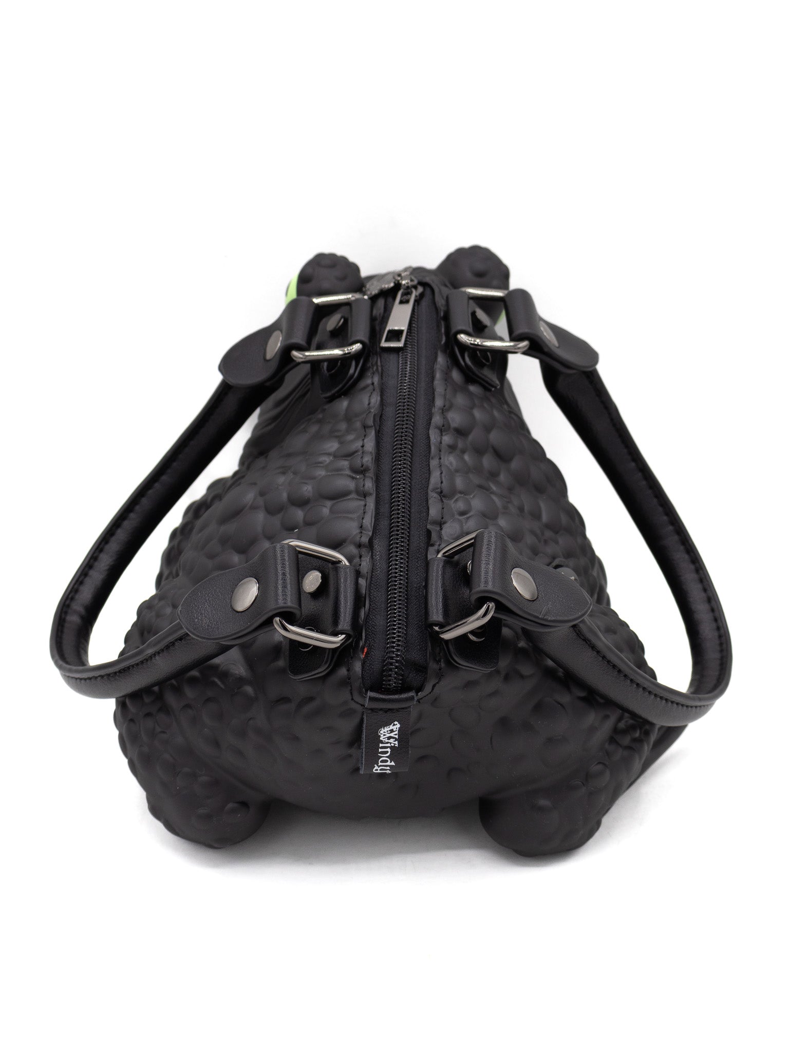 Black Toad Bag- Green Eyes WINDY WILLOW - Die With Your Boots On