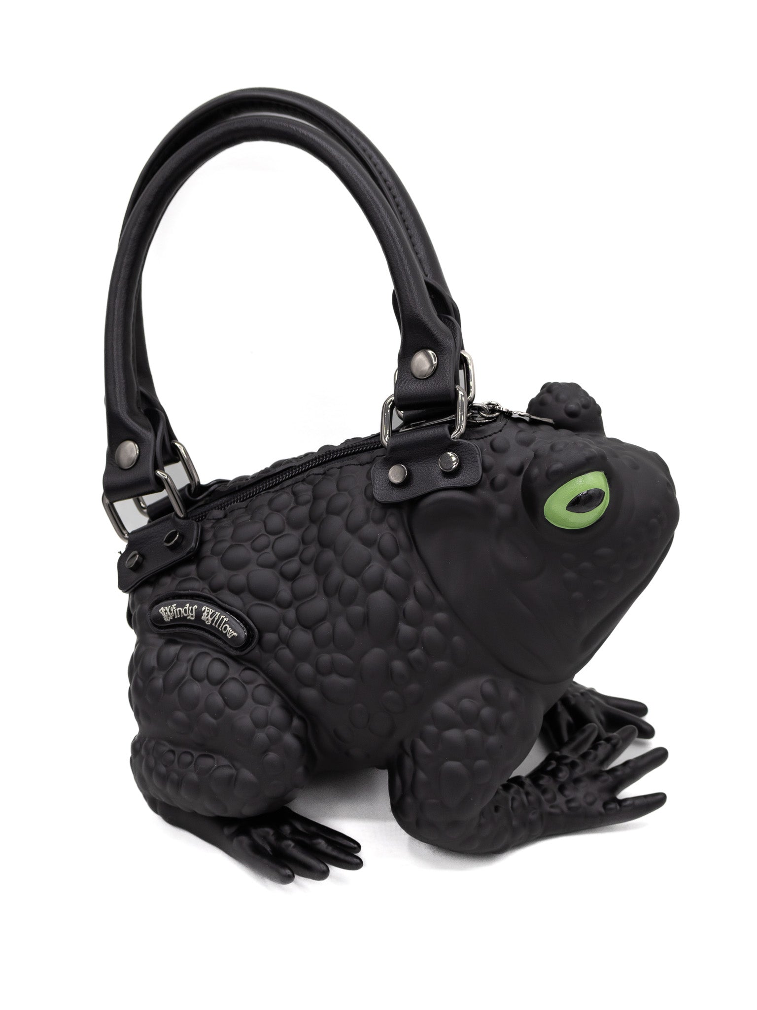 Black Toad Bag- Green Eyes WINDY WILLOW - Die With Your Boots On