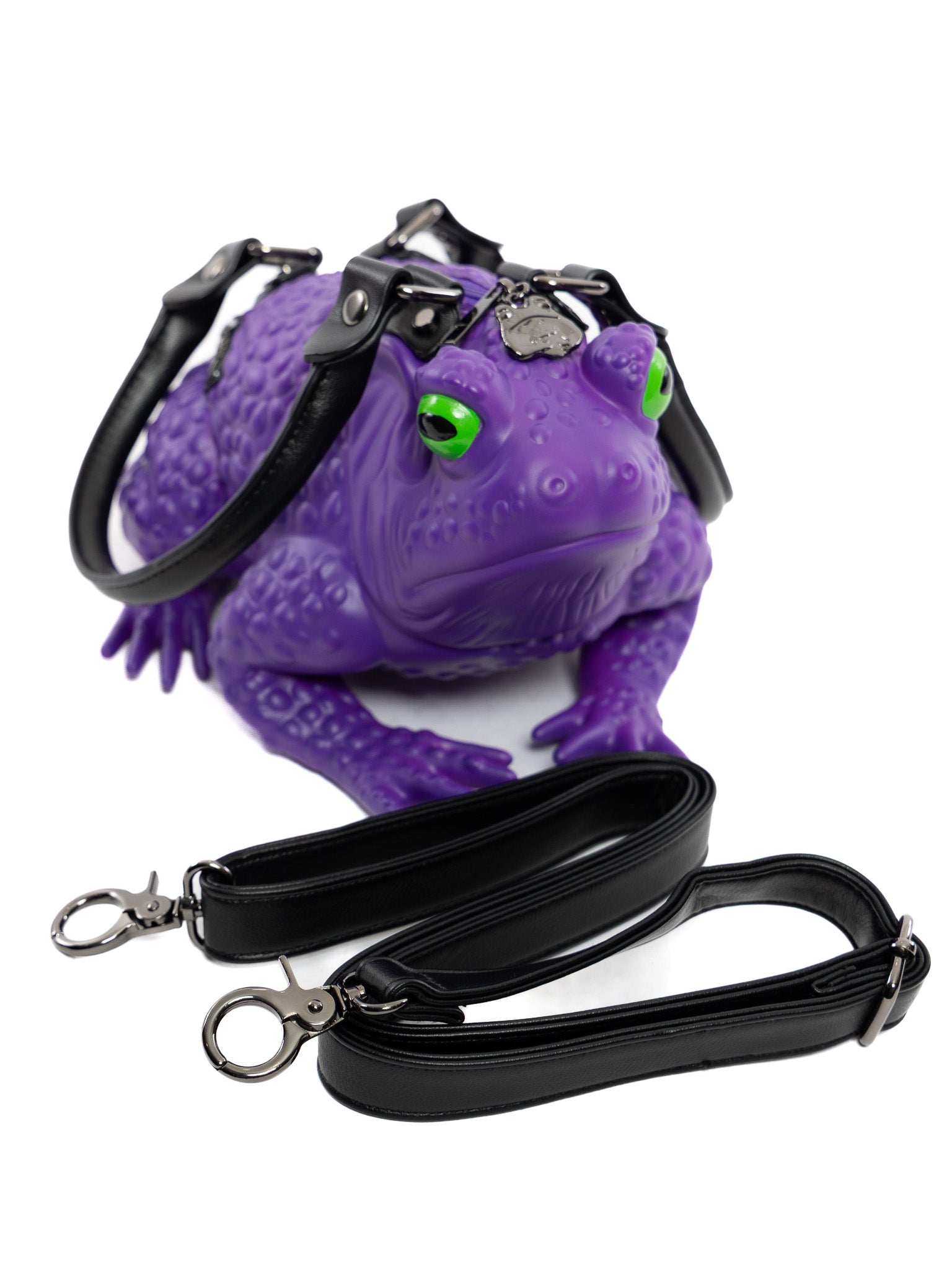 Dark Purple Toad Bag- Glow Eyes WINDY WILLOW - Die With Your Boots On