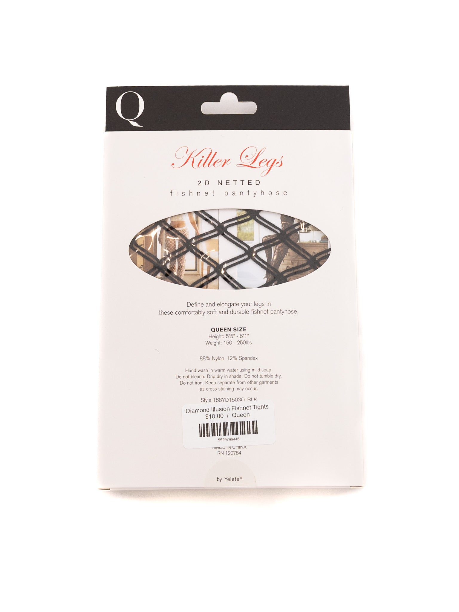 Diamond Illusion Fishnet Tights - Die With Your Boots On