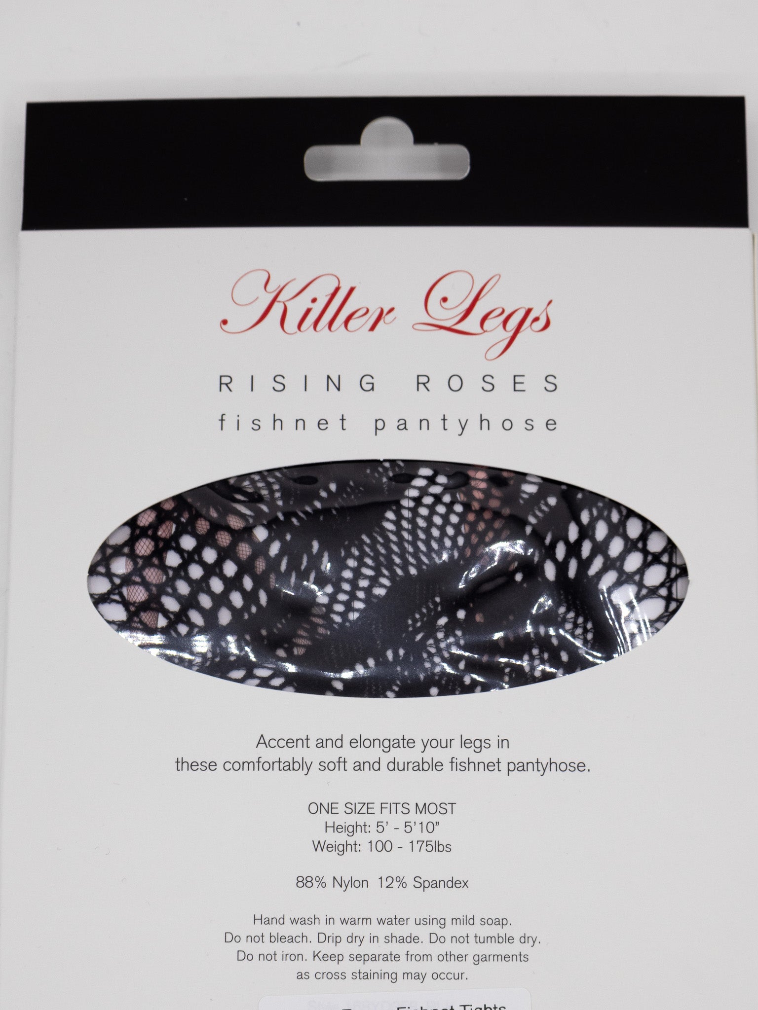 Rising Roses Fishnet Tights - Die With Your Boots On