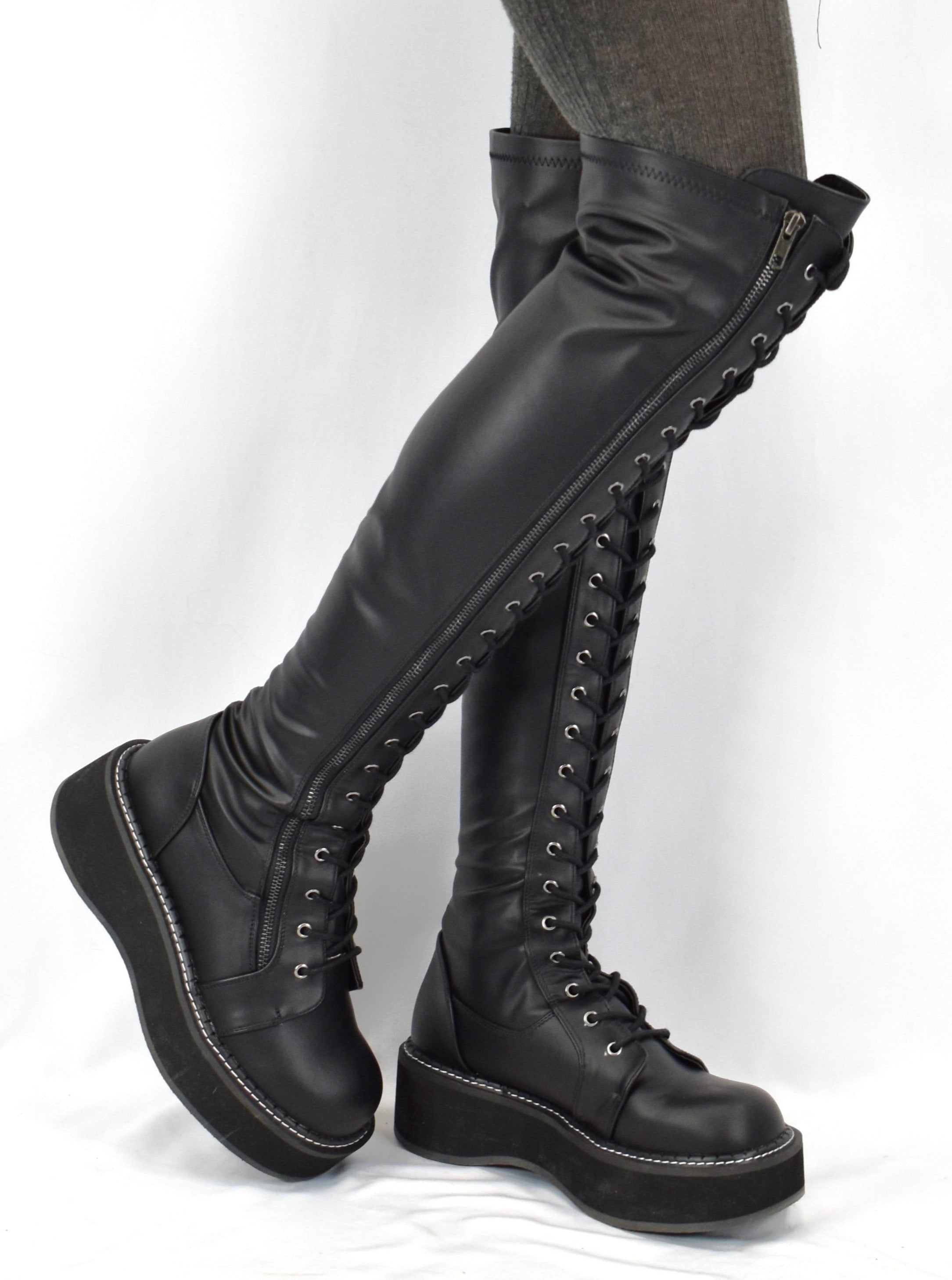 Tank Girl Thigh High Boot DEMONIA | Die With Your Boots On