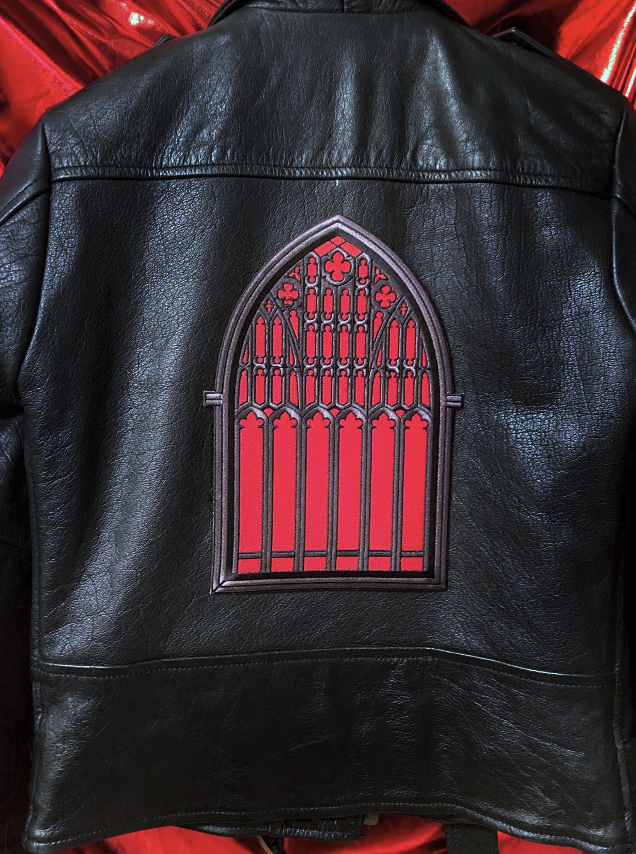 Window Over Salem Embroidered Back Patch DEMONIC PINFESTATION RESTOCKED! - Die With Your Boots On