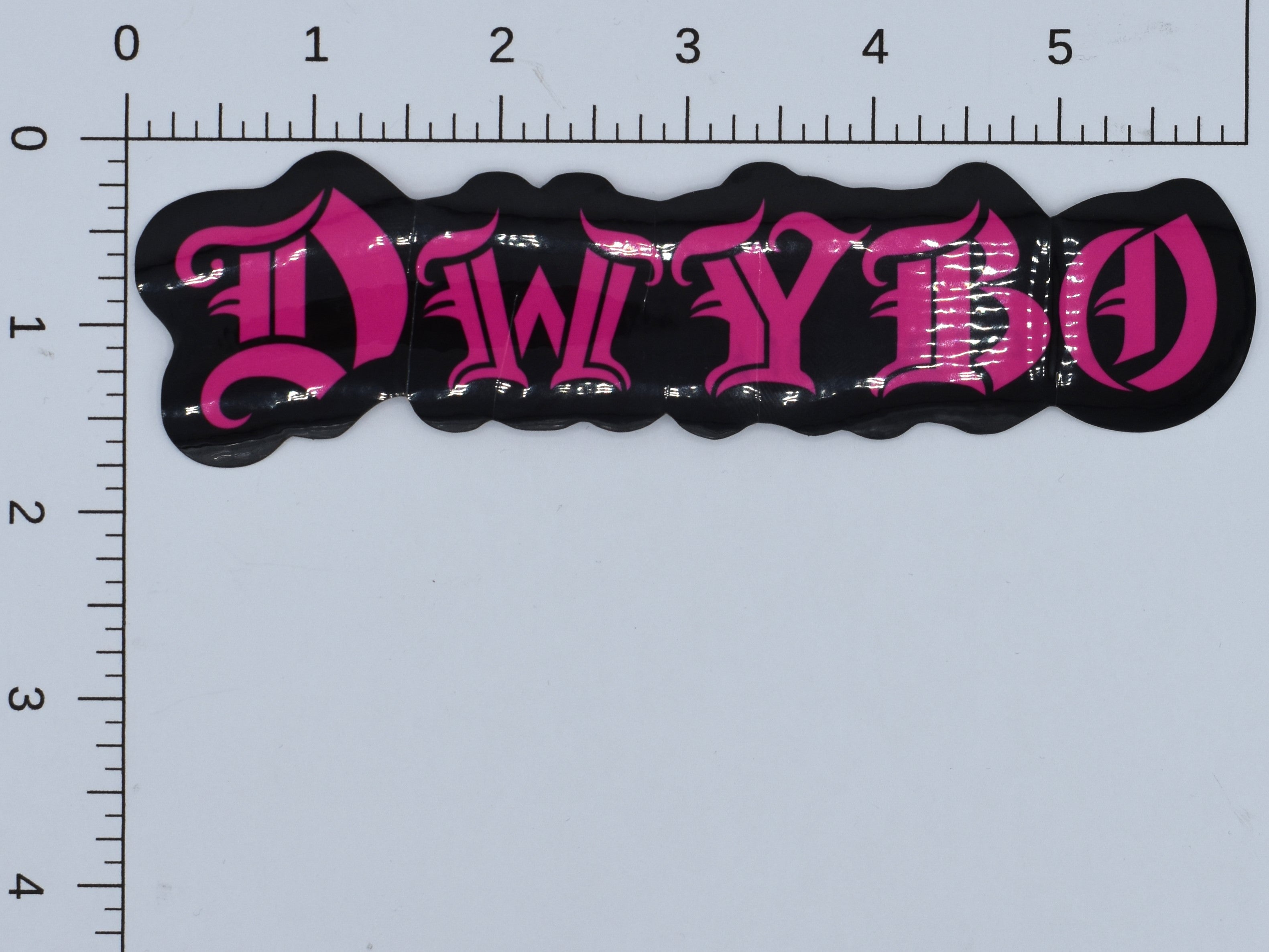 DWYBO Giant Band Logo Sticker - 2 Versions Available! - Die With Your Boots On