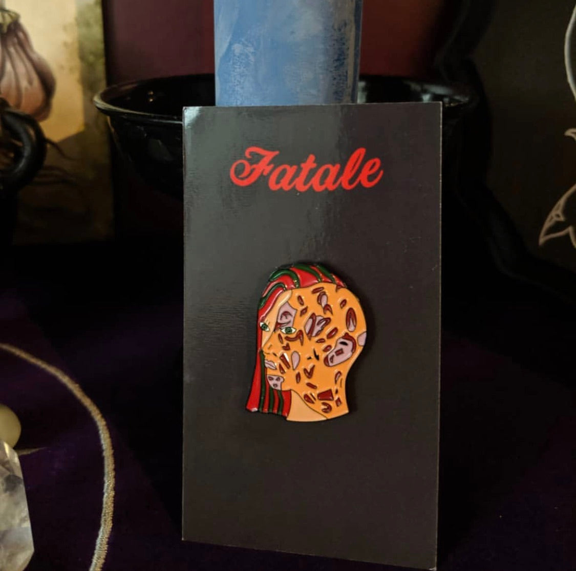 Femme Freddy Pin - Die With Your Boots On