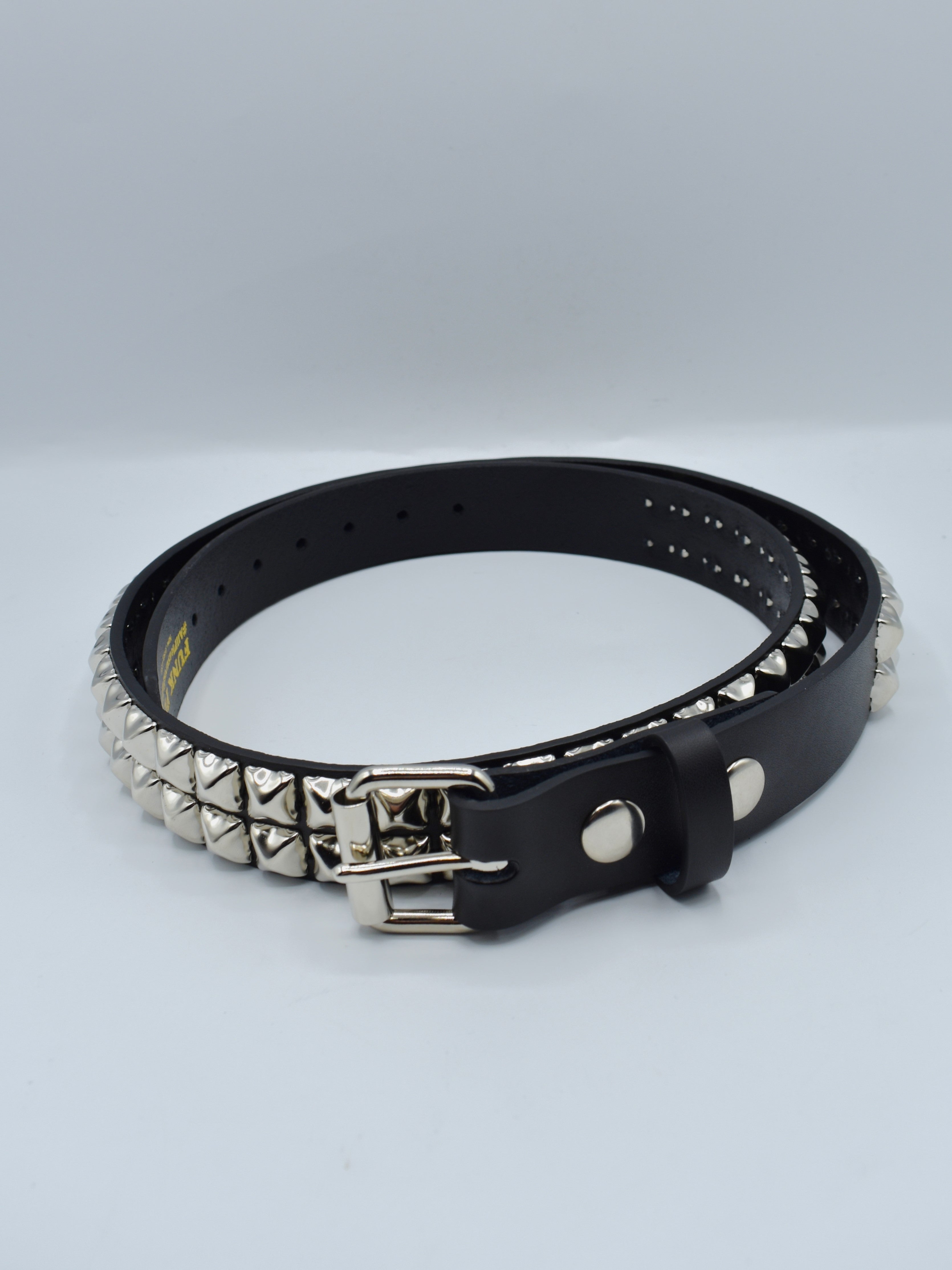 Pyramid Stud Belt- Silver - Die With Your Boots On