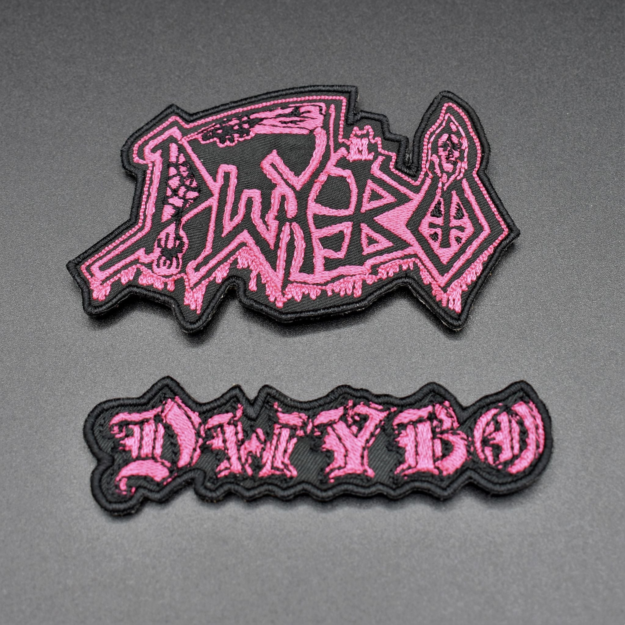 DWYBO Band Style Embroidered Patches - Die With Your Boots On