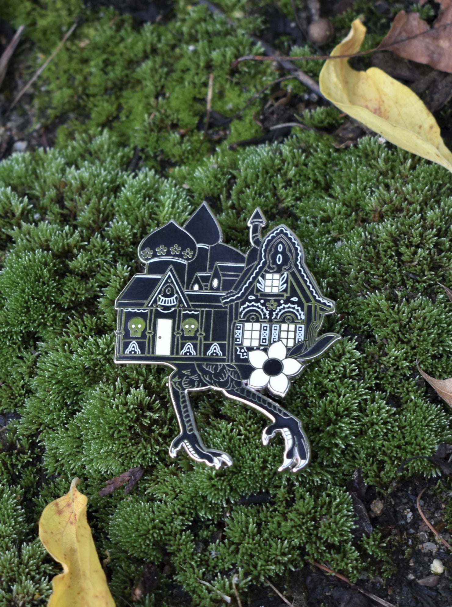Baba Yaga Pin LASERBRAIN - Die With Your Boots On