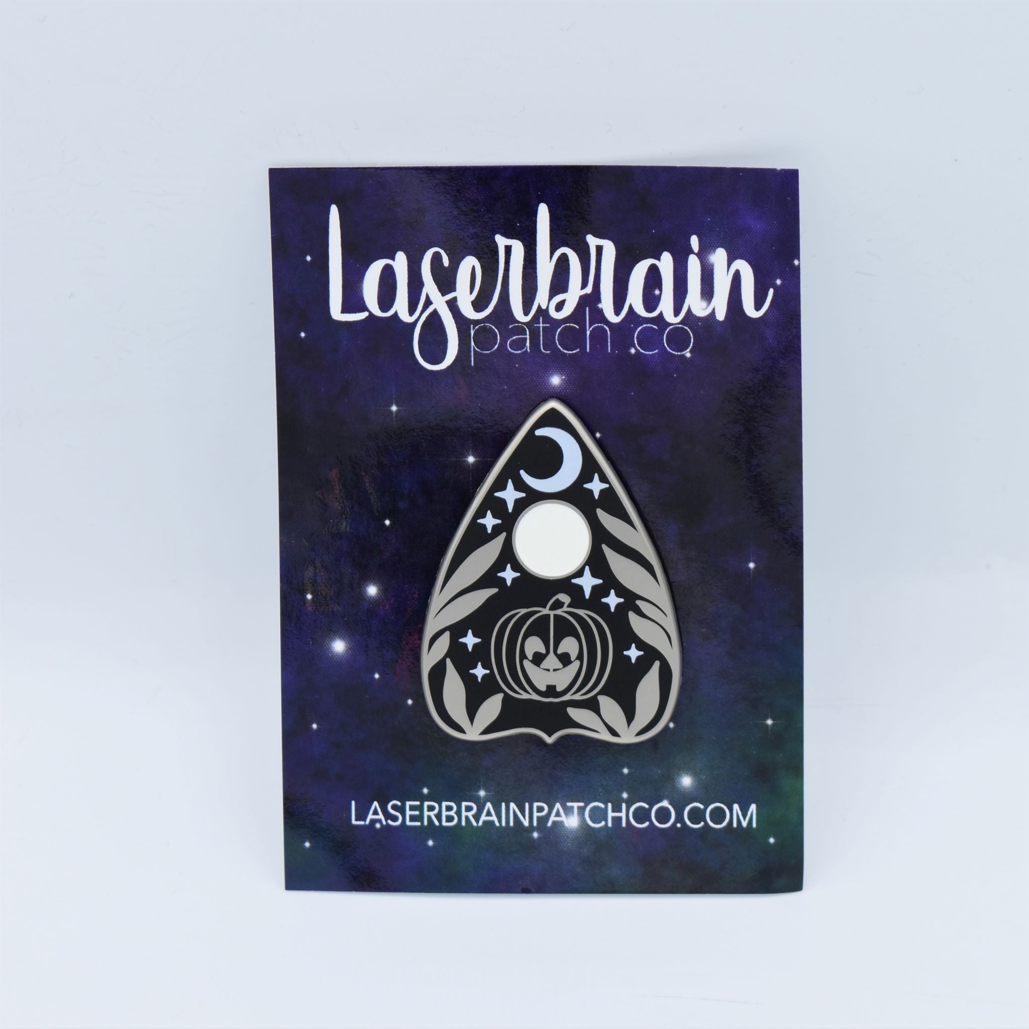 Pumpkin Planchette Pin - Die With Your Boots On