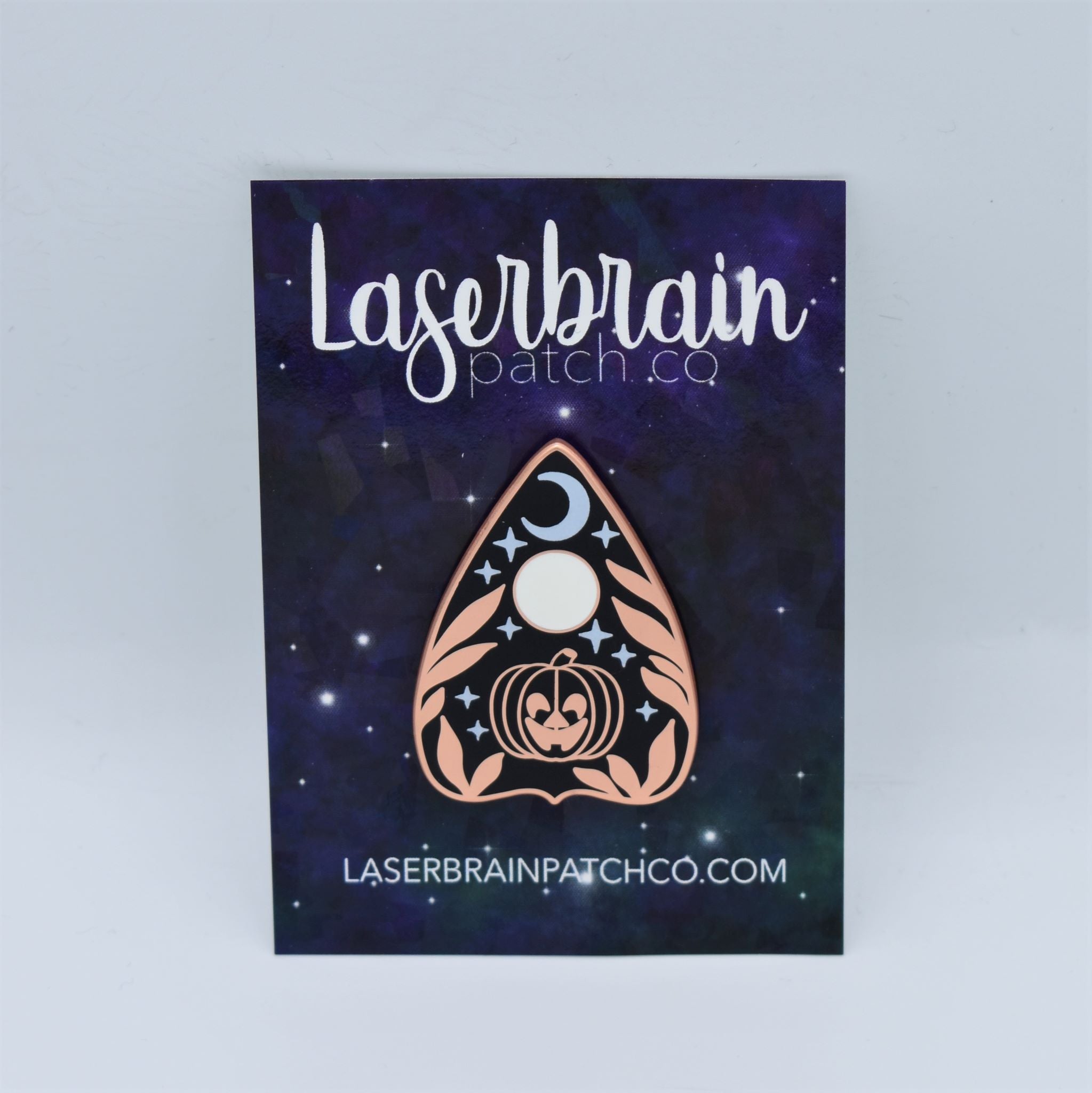 Pumpkin Planchette Pin - Die With Your Boots On