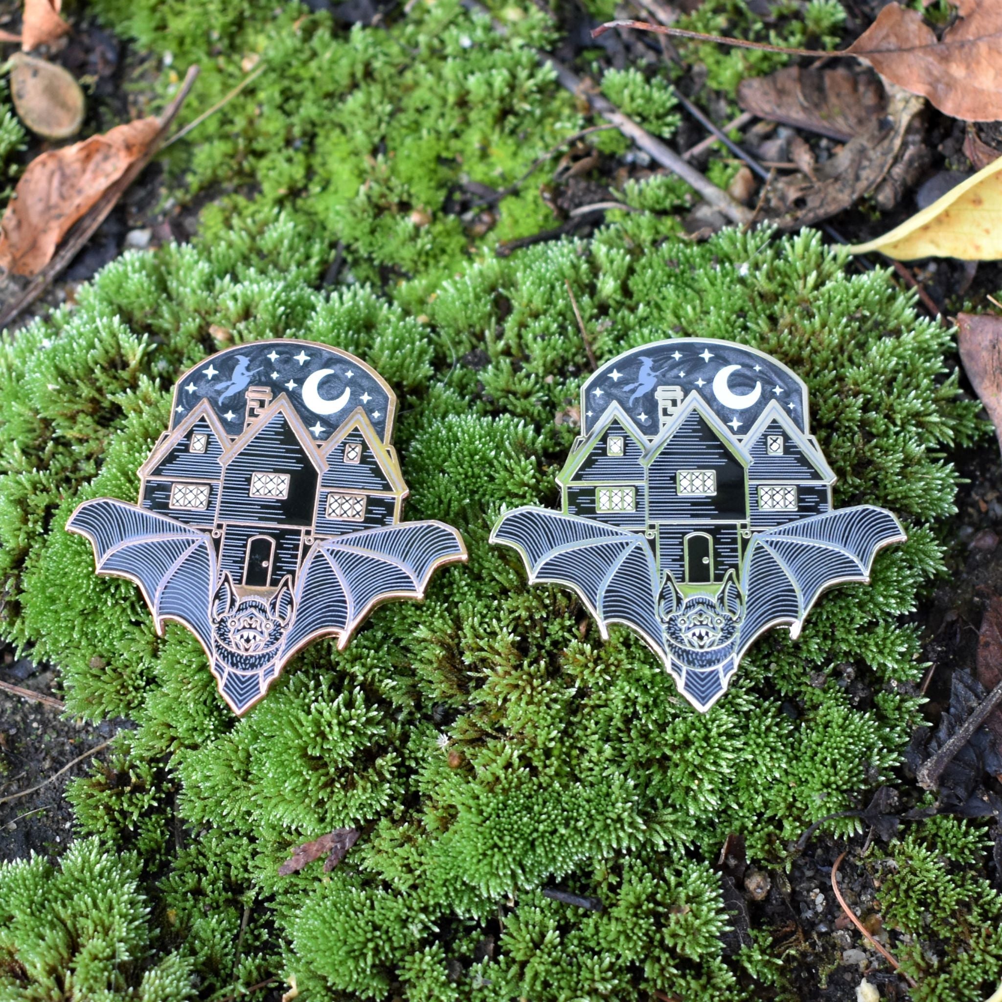 Witch House Bat Pin LASERBRAIN - Die With Your Boots On